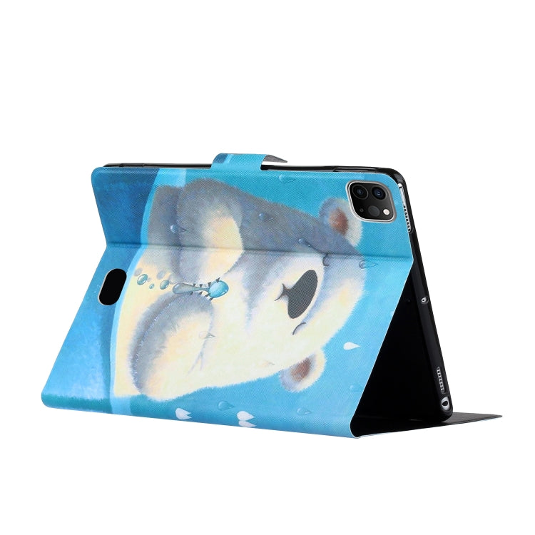For iPad Pro 11 2024 Voltage Coloured Drawing Smart Leather Tablet Case(Polar Bear) - iPad Pro 11 2024 Cases by PMC TechLife | Online Shopping South Africa | PMC TechLife | Buy Now Pay Later Mobicred
