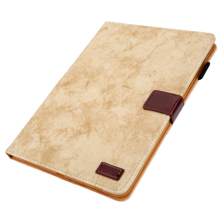 For iPad Pro 11 2024 Cloth Texture Leather Tablet Case(Yellow) - iPad Pro 11 2024 Cases by PMC TechLife | Online Shopping South Africa | PMC TechLife | Buy Now Pay Later Mobicred
