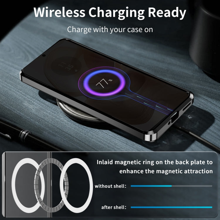 For Motorola Edge 50 Ultra Frosted Metal MagSafe Magnetic Phone Case(Black) - free shipping - PMC TechLife - Order now!