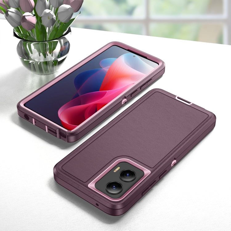 For Motorola Moto G Stylus 5G 2024 Life Waterproof Rugged PC + Silicone Phone Case(Purple + Pink) - Motorola Cases by PMC Jewellery | Online Shopping South Africa | PMC Jewellery | Buy Now Pay Later Mobicred