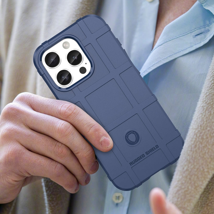 For iPhone 16 Pro Full Coverage Shockproof TPU Phone Case(Blue) - iPhone 16 Pro Cases by PMC TechLife | Online Shopping South Africa | PMC TechLife | Buy Now Pay Later Mobicred