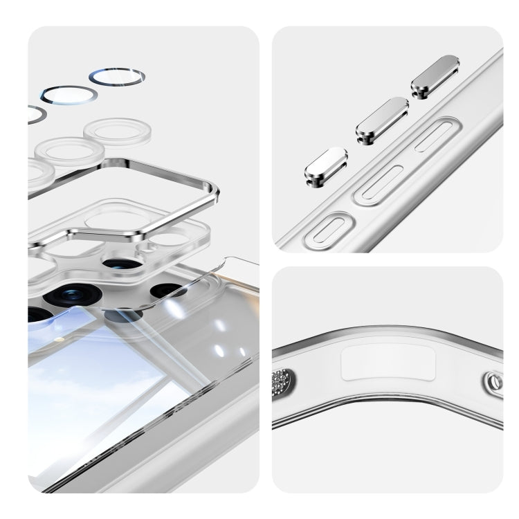 For Samsung Galaxy S25 Ultra 5G Acrylic Hybrid TPU Armor Shockproof Phone Case(Transparent) - Galaxy S25 Ultra 5G Cases by PMC Jewellery | Online Shopping South Africa | PMC Jewellery | Buy Now Pay Later Mobicred