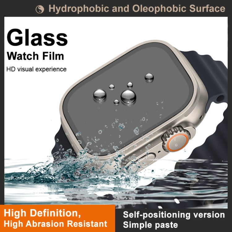 For Apple Watch Ultra 49mm / Ultra 2 49mm IMAK Tempered Glass Watch Protective Film Self-contained Positioning Version - free shipping - PMc TechLife - Order now!