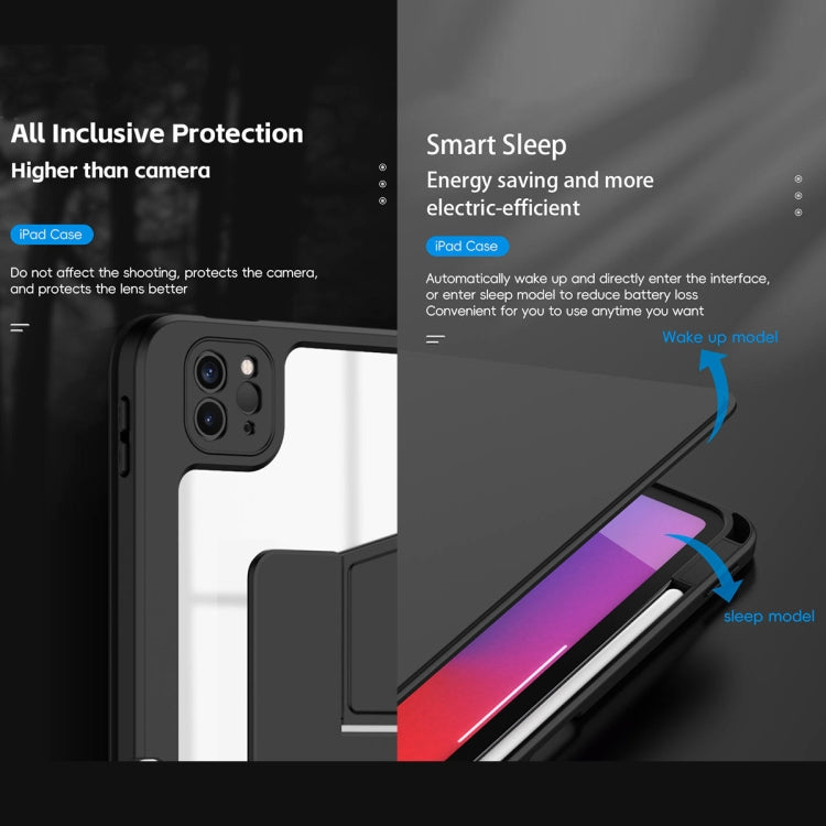 For iPad Pro 11 2024 Mutural Jianshang Series Smart Leather Tablet Case(Pink) - free shipping - PMC TechLife - Order now!