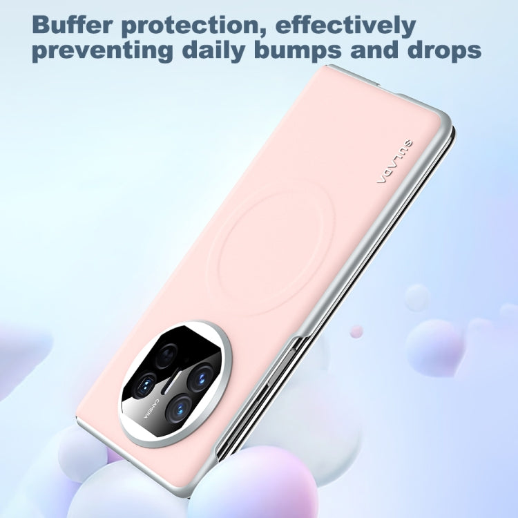 For Huawei Mate X5 SULADA Skin Feel Liquid Leather Shockproof Phone Case(Pink) - free shipping - PMC TechLife - Order now!