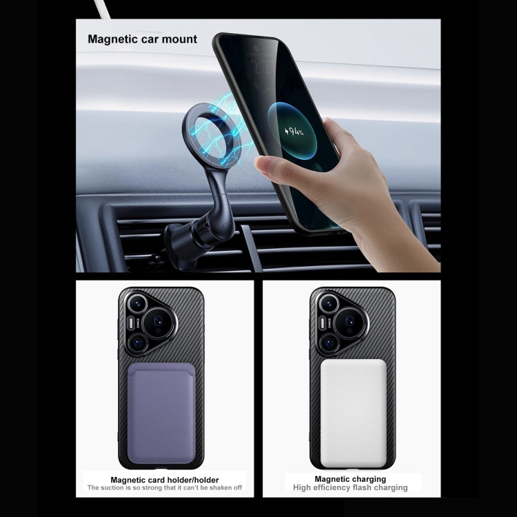 For Huawei Pura 70 Pro / 70 Pro+ SULADA 600D Kevlar Texture PC Shockproof Phone Case(Brown) - free shipping - PMC Jewellery - Order now!