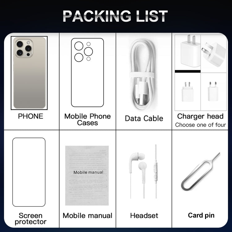 VD1 / i15 Pro Max, 3GB+64GB, 6.8 inch Screen, Face Identification, Android 10.0 MTK6753 Octa Core, Network: 4G, Dual SIM(White) - by PMC TechLife | Online Shopping South Africa | PMC TechLife | Buy Now Pay Later Mobicred