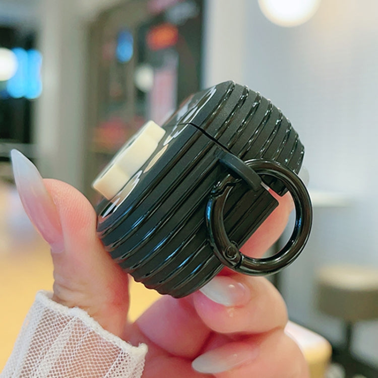 For AirPods 3 3D Colorful Pattern Bluetooth Earphone Protective Case(Black Bow) - For AirPods 3 by PMC Jewellery | Online Shopping South Africa | PMC Jewellery | Buy Now Pay Later Mobicred