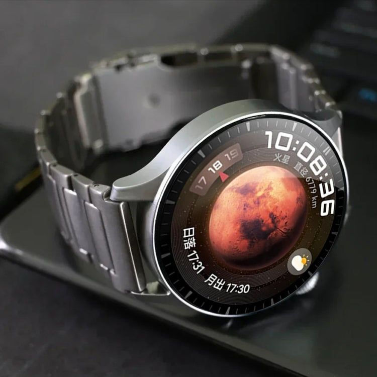 22mm Dual Safety Buckle Titanium Alloy Watch Band(Grey) - free shipping - PMc TechLife - Order now!