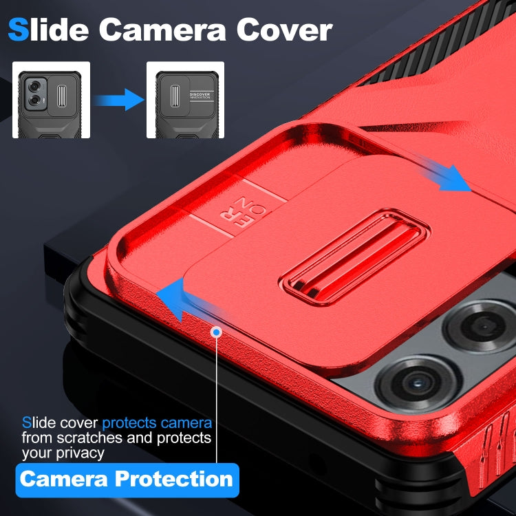 For Motorola Moto G Stylus 5G 2024 Sliding Camshield Phone Case(Red) - Motorola Cases by PMC Jewellery | Online Shopping South Africa | PMC Jewellery | Buy Now Pay Later Mobicred