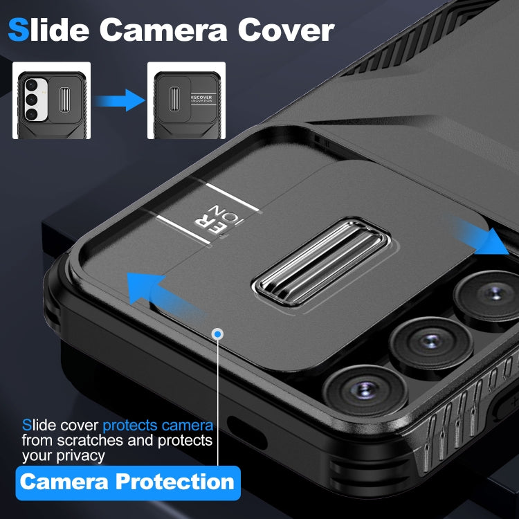 For Samsung Galaxy S25 5G / S24 5G Sliding Camshield Phone Case(Black) - Galaxy S24 5G Cases by PMC Jewellery | Online Shopping South Africa | PMC Jewellery | Buy Now Pay Later Mobicred
