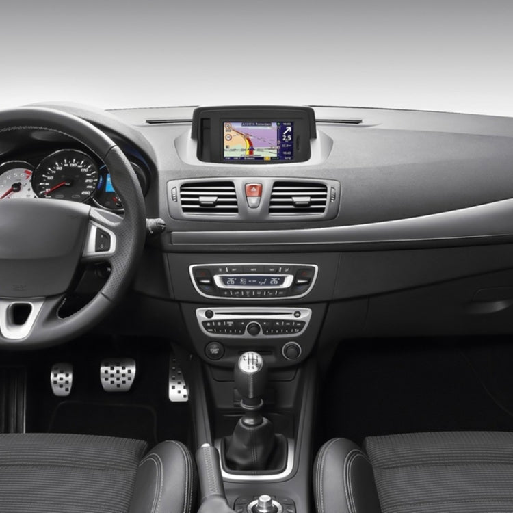 For Renault Clio III MK3 Car Gear Lever Knob Leather Gear Shift Knob(Red) - Shift Knob by PMC TechLife | Online Shopping South Africa | PMC TechLife | Buy Now Pay Later Mobicred