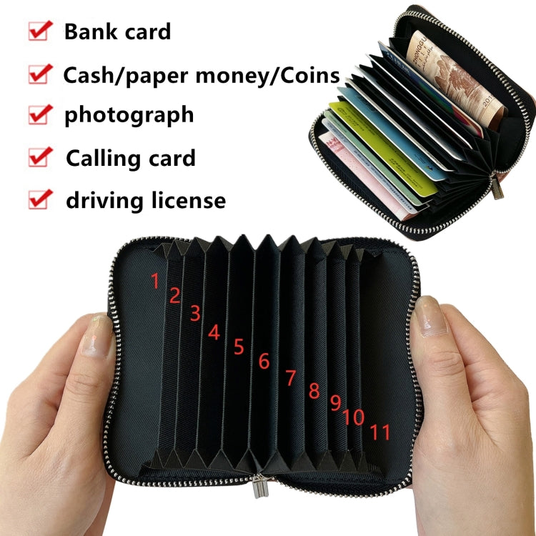 For Google Pixel 6 Solid Color Zipper 11-Card Slots Bag Phone Case with Lanyard(Brown) - Google Cases by PMC TechLife | Online Shopping South Africa | PMC TechLife | Buy Now Pay Later Mobicred