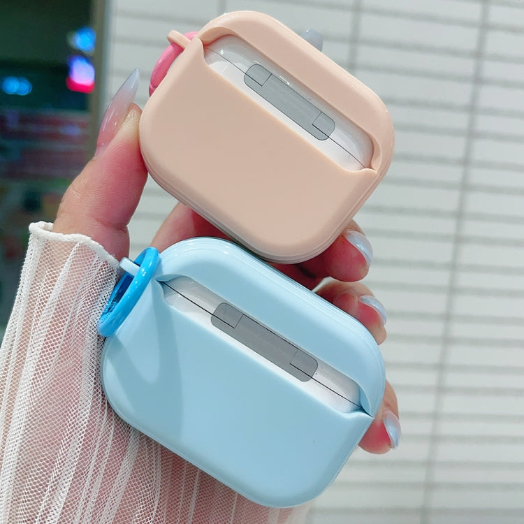 For AirPods 2 / 1 3D Dot Bowknot Bluetooth Earphone Protective Case(Blue) - For AirPods 1/2 by PMC Jewellery | Online Shopping South Africa | PMC Jewellery | Buy Now Pay Later Mobicred