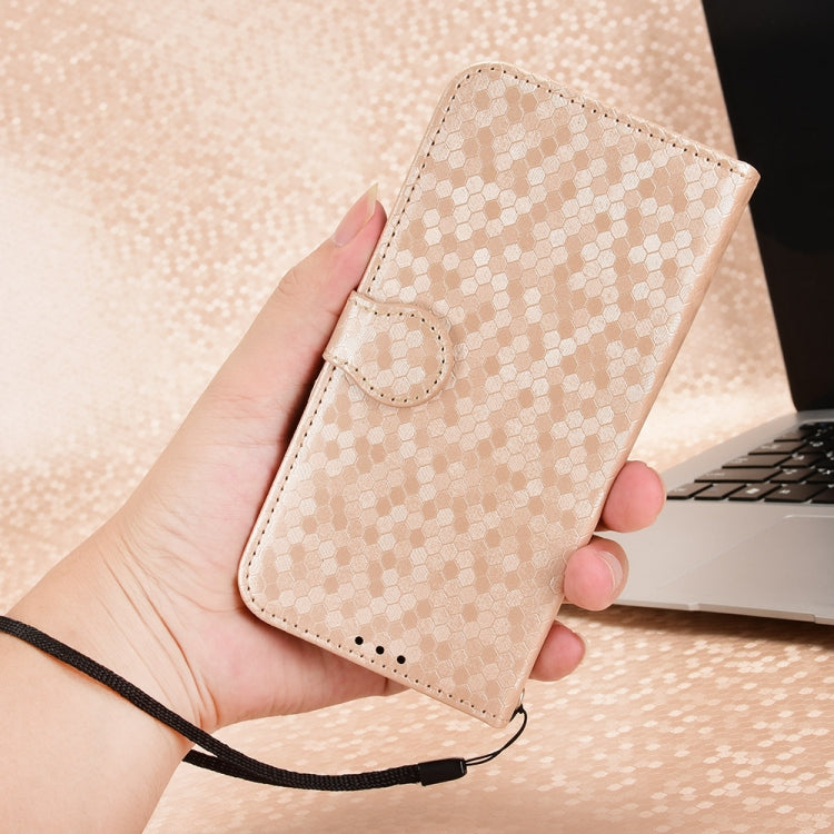 For Ulefone Note 17 Pro Honeycomb Dot Texture Leather Phone Case(Gold) - Ulefone Cases by PMC Jewellery | Online Shopping South Africa | PMC Jewellery | Buy Now Pay Later Mobicred