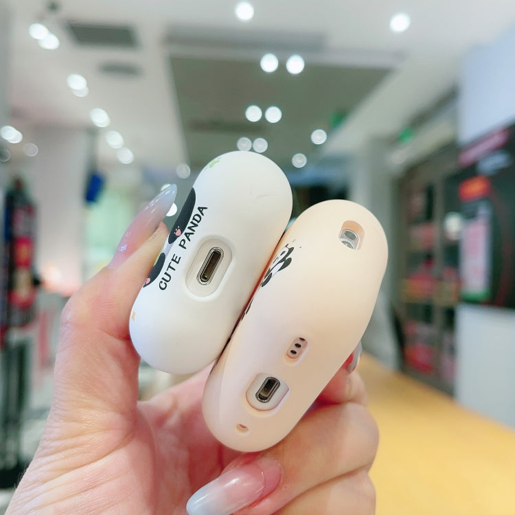 For AirPods 3 Panda Pattern Earbuds Box Frosted TPU Case(Panda Family) - For AirPods 3 by PMC Jewellery | Online Shopping South Africa | PMC Jewellery | Buy Now Pay Later Mobicred