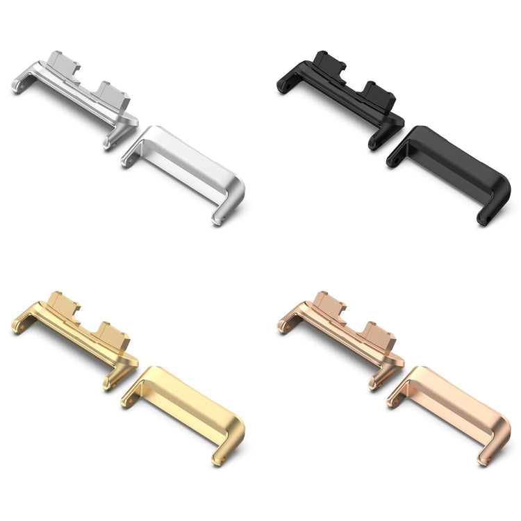 For Huawei Band 10 / 9 / 8 1 Pair Stainless Steel Metal Watch Band Connector(Rose Gold) - free shipping - PMc TechLife - Order now!