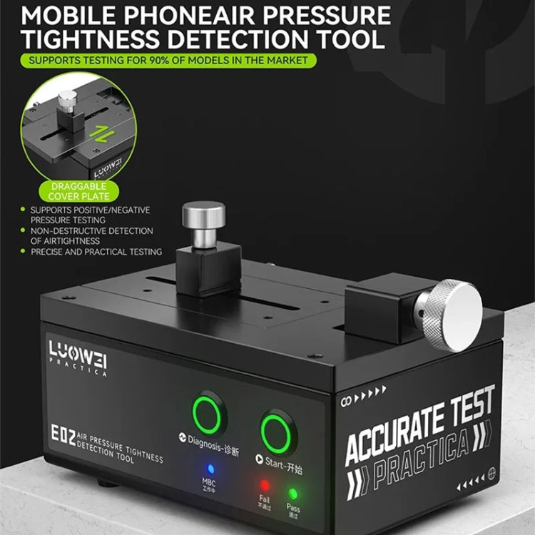 Luowei LW-E02 Phone Airtightness Electric Tester Supports Positive / Negative Pressure Test, US Plug - free shipping - PMC TechLife - Order now!
