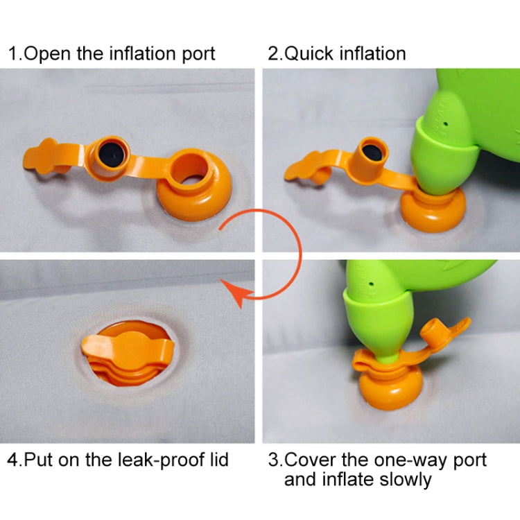 Z2 PVC Trapezoidal Inflatable Stool Universal Car Travel Inflatable Stool - Seat Accessories by PMC Jewellery | Online Shopping South Africa | PMC Jewellery | Buy Now Pay Later Mobicred