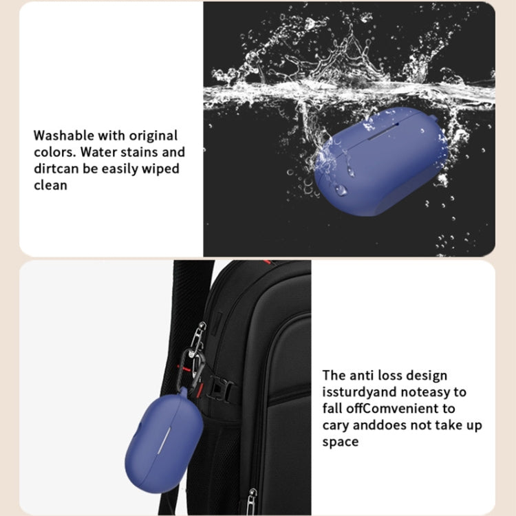 For Beats Solo Buds Wireless Earphones Silicone Protective Case with Hole(Grey) - Other Case by PMC Jewellery | Online Shopping South Africa | PMC Jewellery | Buy Now Pay Later Mobicred