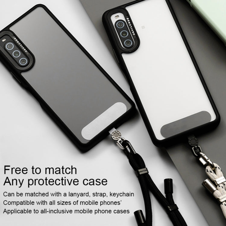 360 Degree Rotation Mobile Phone Lanyard Fixing Gasket(White) - Lanyards & Wrist Straps by PMc TechLife | Online Shopping South Africa | PMc TechLife | Buy Now Pay Later Mobicred