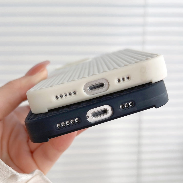 For iPhone 16 Weave Texture TPU Phone Case(Black) - iPhone 16 Cases by PMC TechLife | Online Shopping South Africa | PMC TechLife | Buy Now Pay Later Mobicred