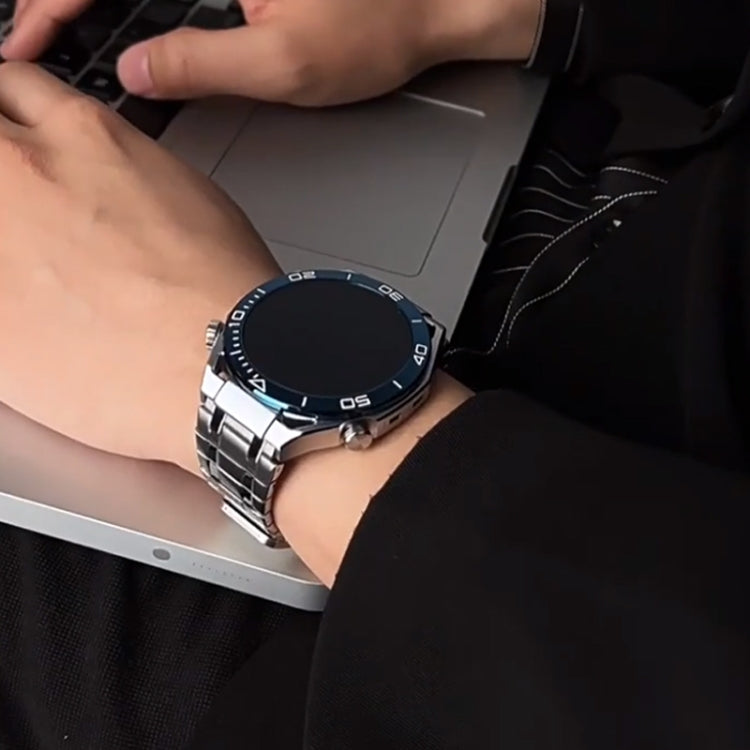 22mm AP Style Chain Magnetic Buckle Stainless Steel Watch Band(Titanium Silver) - free shipping - PMC TechLife - Order now!