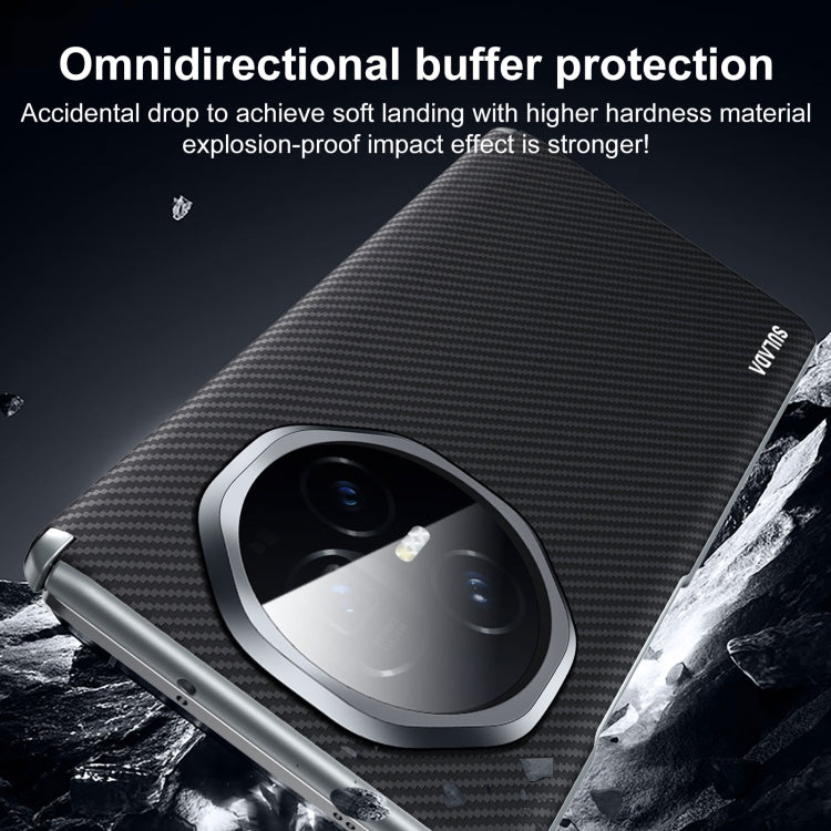 For Honor Magic V3 SULADA 600D Kevlar Texture PC Shockproof Phone Case(Purple) - free shipping - PMC TechLife - Order now!