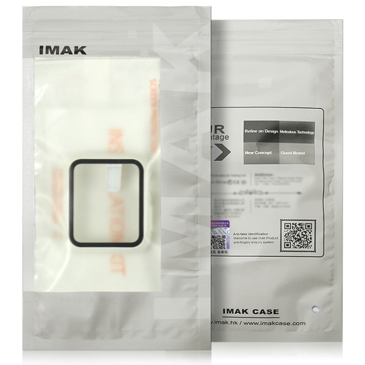 For Apple Watch Series 10 46mm imak Integrated Watch Case with Film(White) - Watch Cases by imak | Online Shopping South Africa | PMc TechLife | Buy Now Pay Later Mobicred