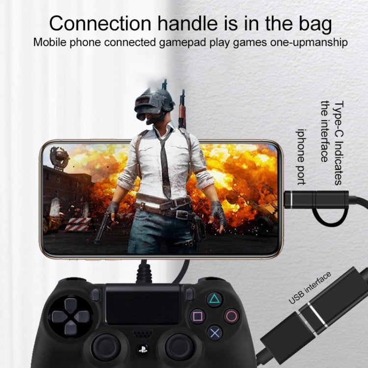 3 in 1 USB Female to Micro USB, Type-C, 8 Pin Male OTG Adapter(Silver) - OTG Adapter by PMC Jewellery | Online Shopping South Africa | PMC Jewellery | Buy Now Pay Later Mobicred