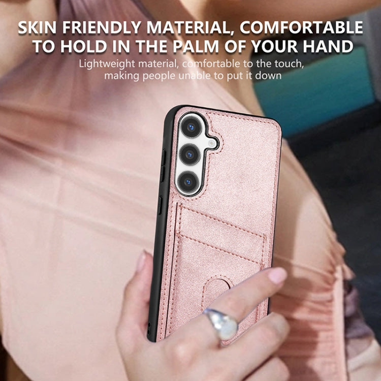 For Samsung Galaxy S24 5G AZNS K1 Series Card Slot Business Phone Case(Blue) - free shipping - PMC Jewellery - Order now!