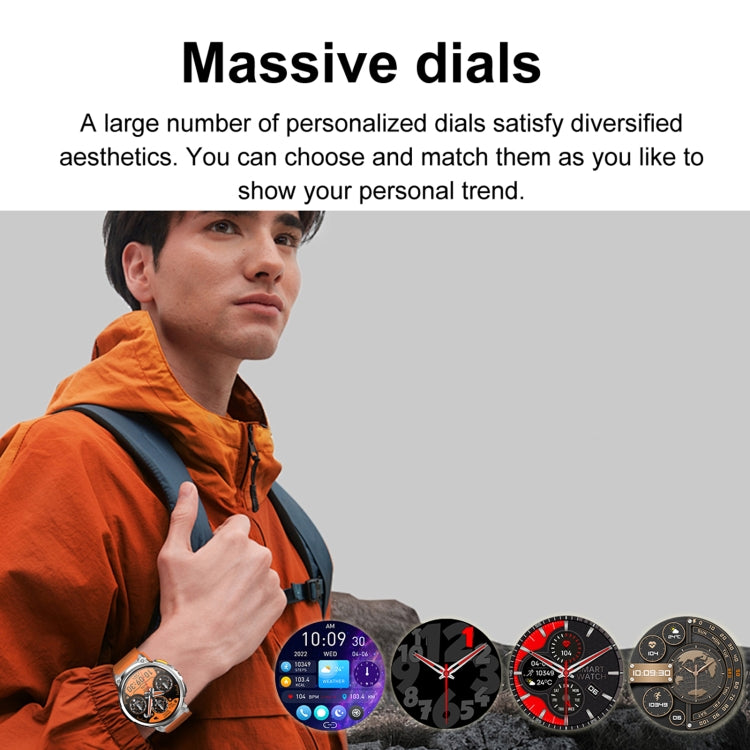 LEMFO K66 1.85 inch Bluetooth Call Smart Watch, Support Heart Rate / Blood Oxygen(Orange) - free shipping - PMC TechLife - Order now!