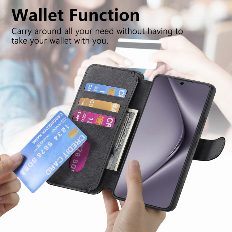 For Huawei Pura 70 Pro CaseNeo MagSafe RFID Anti-theft Retro Leather Phone Case(Black) - free shipping - PMC Jewellery - Order now!