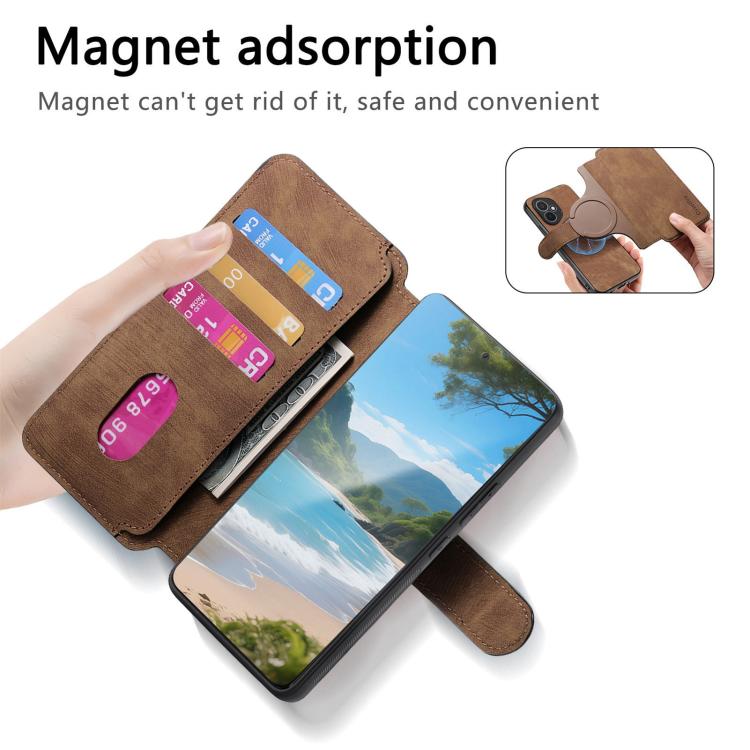For Honor 400 Global 156.5mm CaseNeo MagSafe RFID Anti-theft Retro Leather Phone Case(Brown) - free shipping - PMC TechLife - Order now!