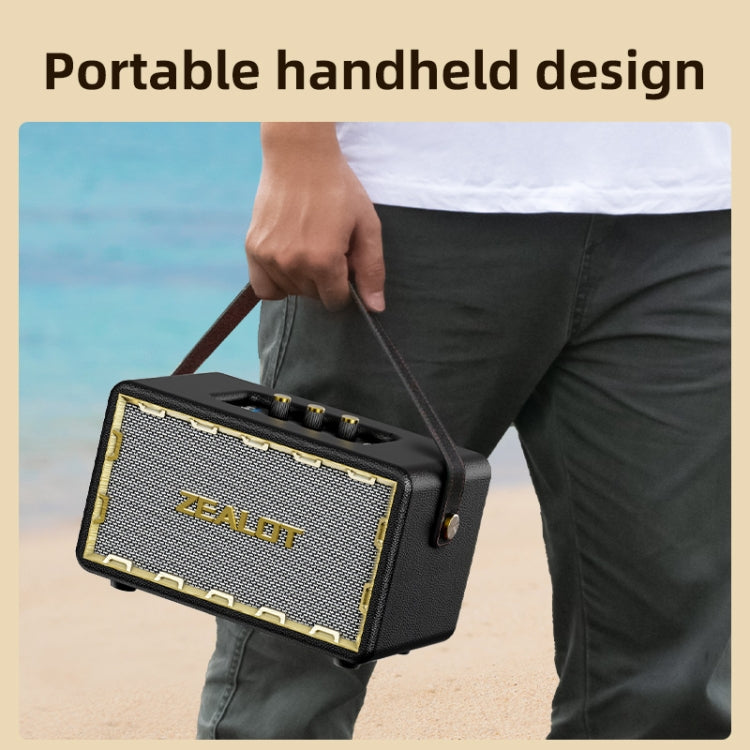 Zealot MT01 Retro Card Portable Wireless Bluetooth Speaker(White) - free shipping - PMC Jewellery - Order now!