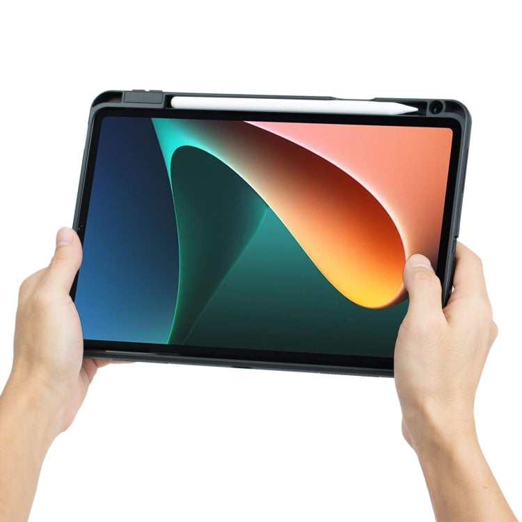 For Xiaomi Pad 5 / 5 Pro 11 Detachable Backlit Bluetooth Keyboard Leather Case with Touchpad(Black) - free shipping - PMC Jewellery - Order now!