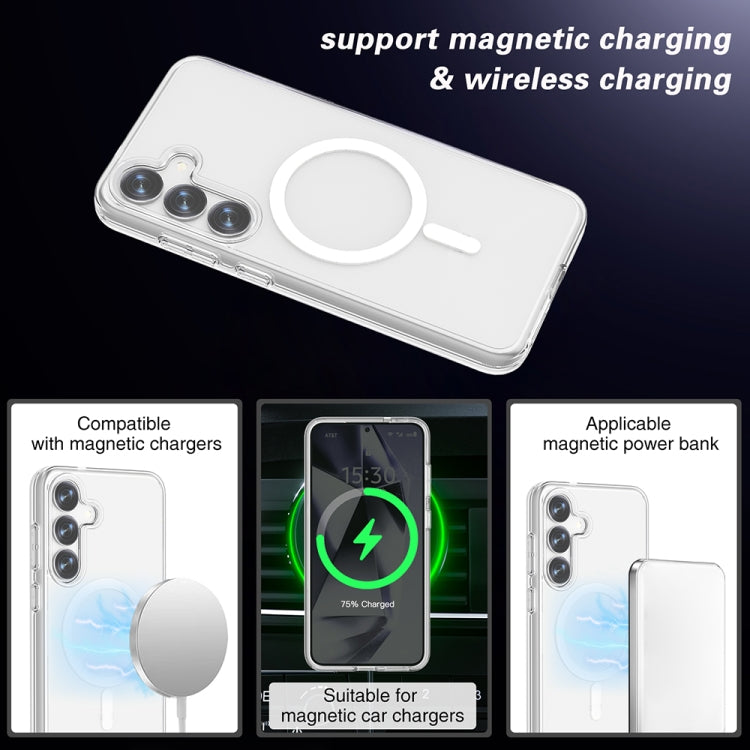 For Samsung Galaxy S25+ 5G Terminator MagSafe Magnetic Phone Case(Transparent) - free shipping - PMC Jewellery - Order now!