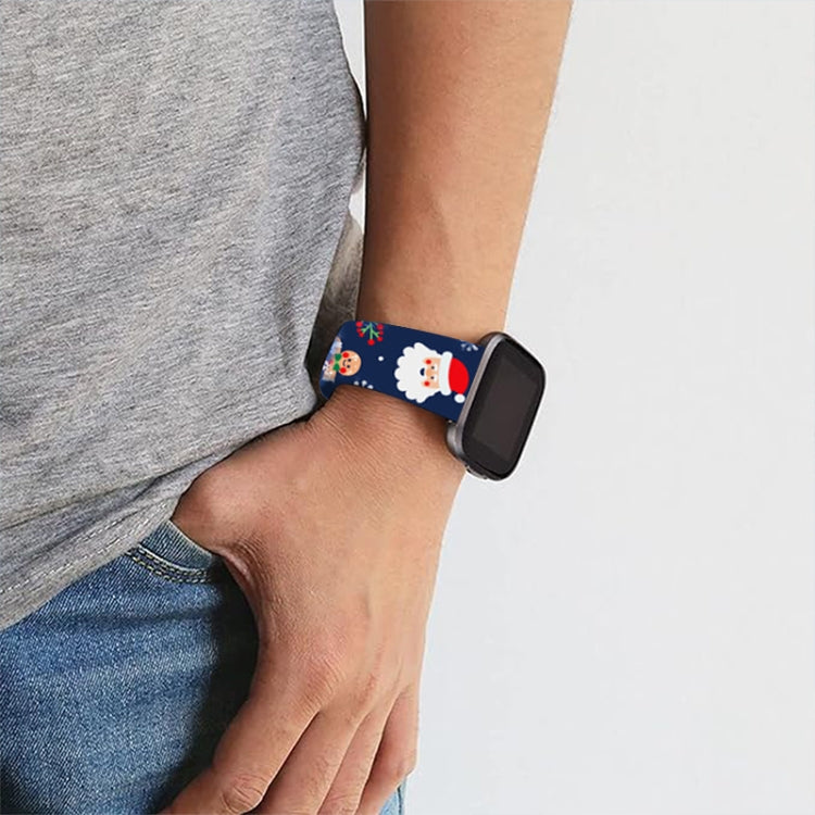 For Apple Watch 42mm / 41mm / 40mm / 38mm Christmas Pattern Silicone Watch Band(Christmas Gift) - free shipping - PMc TechLife - Order now!