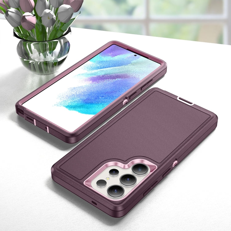 For Samsung Galaxy S25 Ultra 5G Life Waterproof Rugged Phone Case(Purple + Pink) - Galaxy S25 Ultra 5G Cases by PMC Jewellery | Online Shopping South Africa | PMC Jewellery | Buy Now Pay Later Mobicred