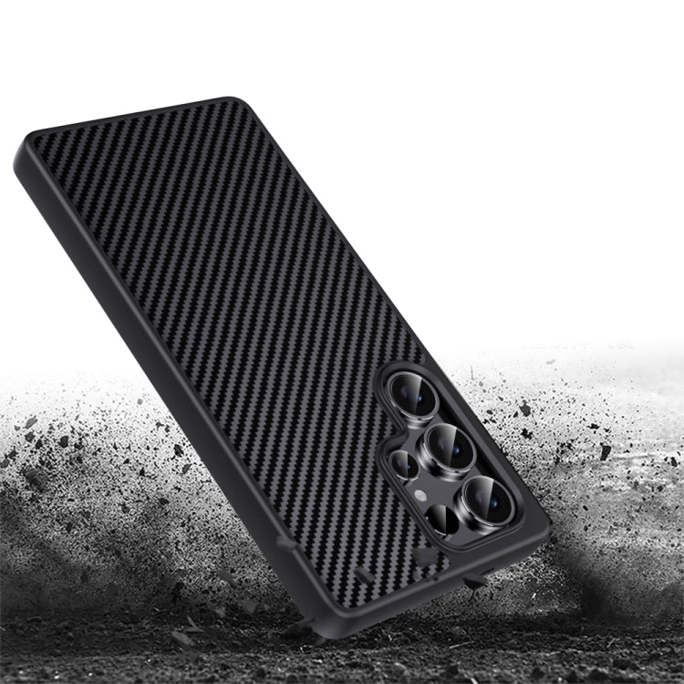 For Samsung Galaxy S25+ 5G Pita Series TPU + PC Texture Phone Case(Grey) - free shipping - PMC Jewellery - Order now!