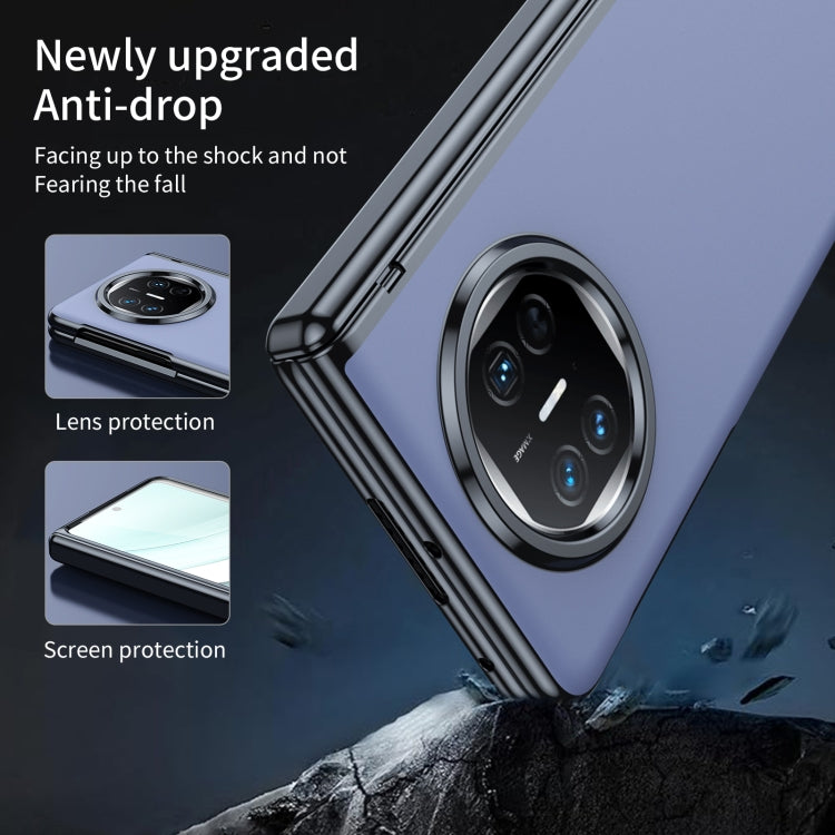 For Huawei Mate X5 Integrated AG Frosted Vacuum Plating Phone Case(Blue) - Huawei Cases by PMC TechLife | Online Shopping South Africa | PMC TechLife | Buy Now Pay Later Mobicred