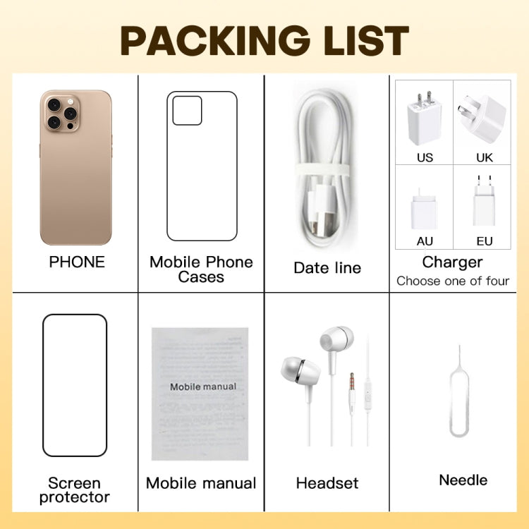 U218 / i16 Pro Max, 1GB+16GB, 6.6 inch Android 8.1 MTK6580A Quad Core, OTG, Network: 3G, Dual SIM, Plug:UK Plug(White) - free shipping - PMc TechLife - Order now!