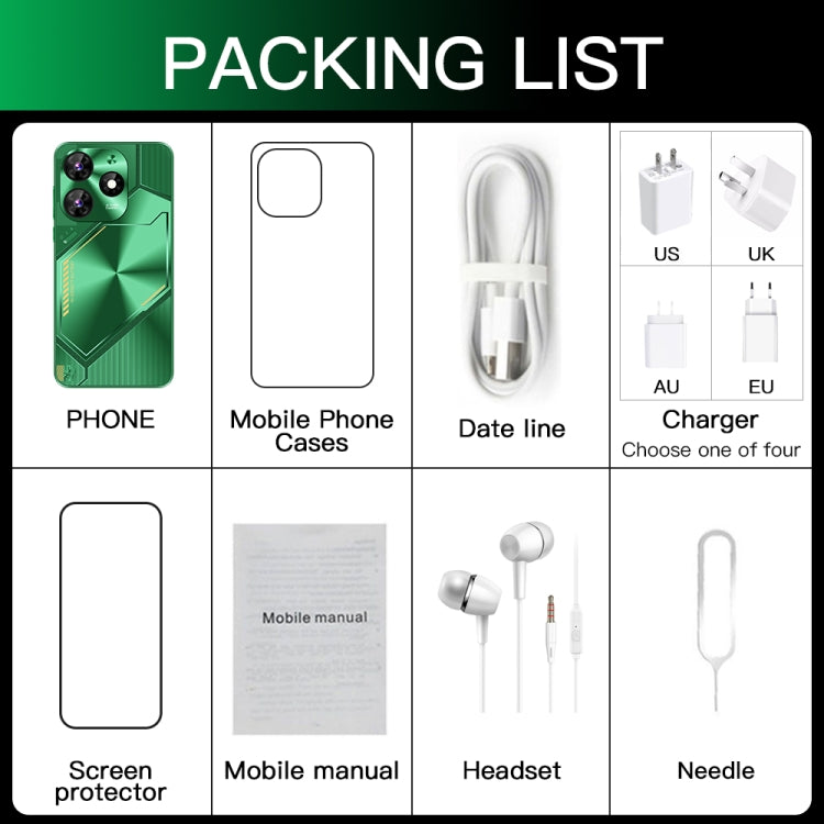 Povo6 Neo / DP29, 1GB+16GB, Face Identification, 5.0 inch Android 8.1 MTK6580M Quad Core, Network: 3G, Dual SIM, Plug:UK Plug(Green) - free shipping - PMc TechLife - Order now!