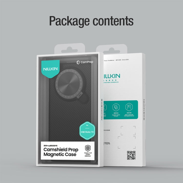 For Huawei Mate 70 NILLKIN CamShield Prop MagSafe Magnetic PC Phone Case(Black) - free shipping - PMC TechLife - Order now!