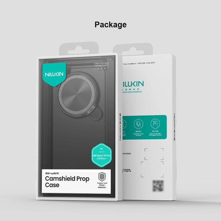 For Huawei Mate 70 Pro / 70 Pro+ NILLKIN CamShield Prop Translucent PC Phone Case(Black) - free shipping - PMC TechLife - Order now!