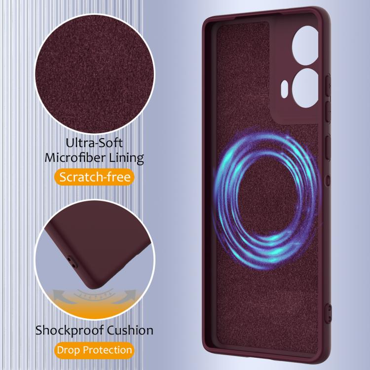 For Motorola Moto G85 / S50 Neo 5G Shockproof Silicone Magsafe Phone Case(Plum Color) - free shipping - PMC TechLife - Order now!