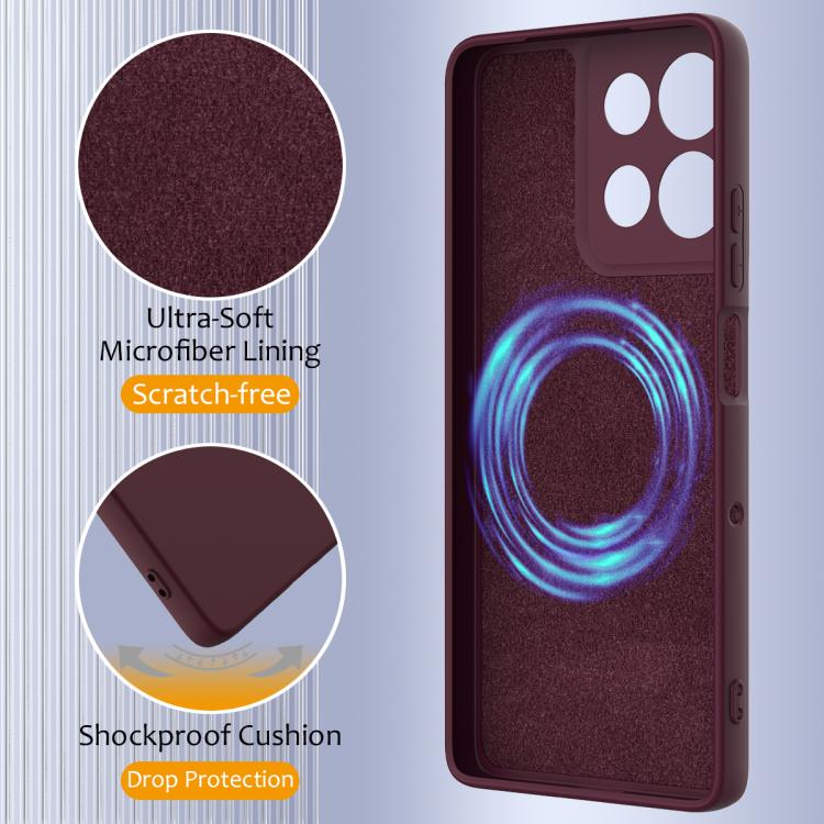 For Motorola Moto G Play 2025 Shockproof Silicone Magsafe Phone Case(Plum Color) - free shipping - PMC TechLife - Order now!
