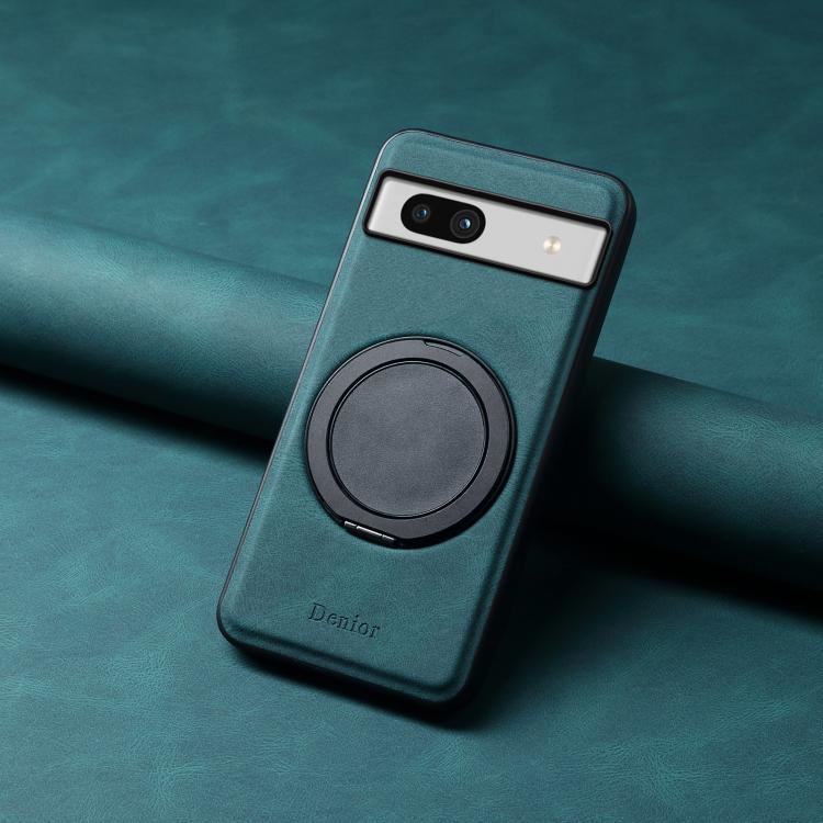For Google Pixel 7a Denior A14 Skin Feel Rotating Holder MagSafe Phone Case(Blue) - free shipping - PMC TechLife - Order now!