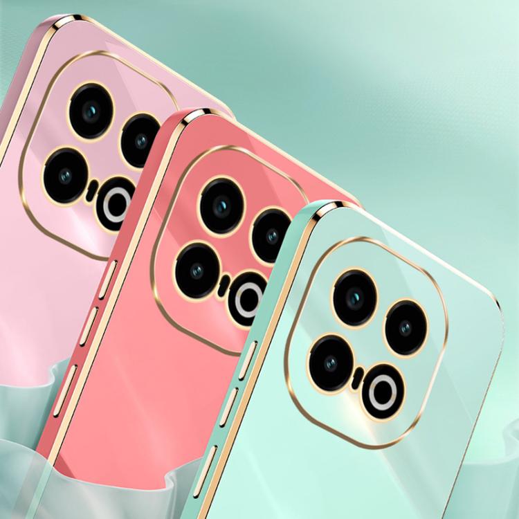 For vivo iQOO 13 XINLI Straight 6D Plating Gold Edge TPU Phone Case(White) - free shipping - PMC TechLife - Order now!