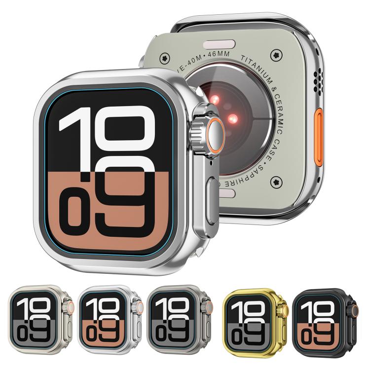 For Apple Watch Series 9 / 8 / 7 45mm Change to Ultra 49mm Zinc Alloy Watch Case(Bright Gold) - free shipping - PMC TechLife - Order now!